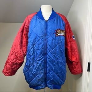 Philadelphia NBA 76ers USG Vintage Reversible Bomber Jacket